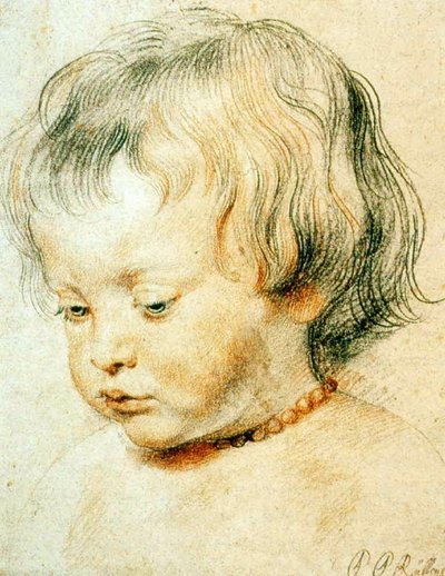 Portrait of His Son Nikolas by Peter Paul Rubens